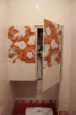 Люк под плитку Нажимной Секрет-Лайт 500*400 Люк под плитку Нажимной Секрет-Лайт 500*400