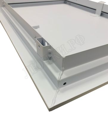 Сантехнический люк Элит усиленный 1 мм с магнитом, 2 створки Сантехнический люк Элит усиленный 1 мм с магнитом, 2 створки